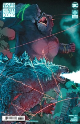 Justice League vs Godzilla vs Kong #7 1:25 Mikel Janin Card Stock Variant (2024)-image