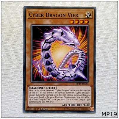 Cyber Dragon Vier - MP19-EN085 - Common 1st Edition Yugioh-image
