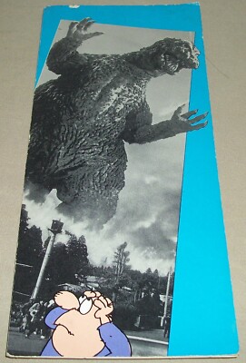 SCARCE 1986 VINTAGE TOHO GODZILLA AMBASSADOR HALLMARK GREETING CARD UNCOMMON-image