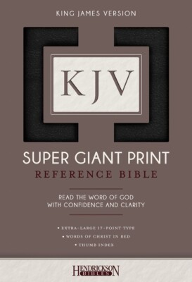 KJV Super Giant Print Bible LEATHER BOUND 2017-image