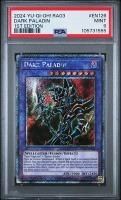 2024 YU-GI-OH! RA03-QUARTER CENTURY BONANZA 1ST ED #EN126 DARK PALADIN PSA 9-image