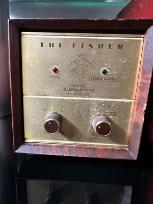 The Fisher *  MPX - 100  * Tube MPX - Decoder  * with Woodcase  * Restored *-image