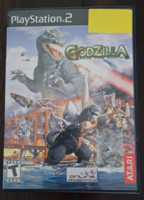 Godzilla: Save the Earth (Sony PlayStation 2, 2004) PS2 NO MANUAL Disc is Mint-image