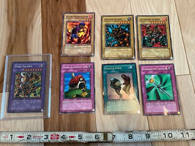 YuGiOh Dark Paladin DMG-001 Secret Rare Limited Edition Creased POOR COND. -A-image