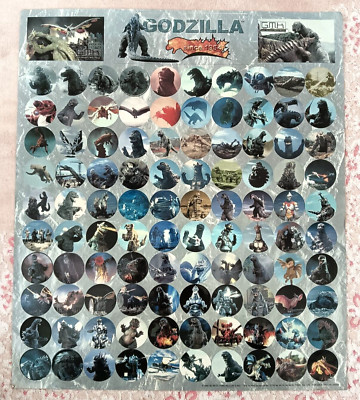 GODZILLA Sticker Collection 1954 to 2001 Rare 18