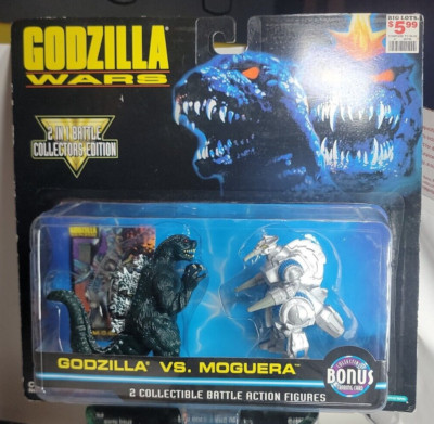 Godzilla Wars 2 in 1 Battle Collectors Edition Godzilla Vs Moguera w/ Card-image
