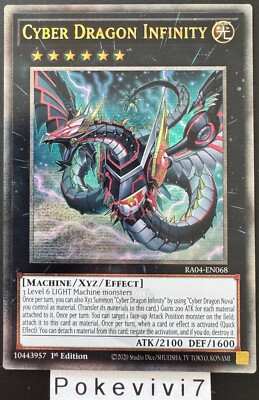 YU-GI-OH! Card CYBER DRAGON INFINITY RA04-EN068 QCSR NEW-image