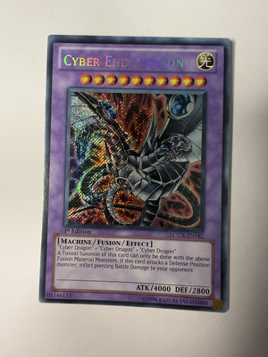 Yugioh YuGiOh!  LP Cyber End Dragon - LCGX-EN182 - Secret Rare - 1st Edition -image