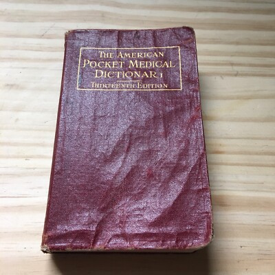 The American Pocket Medical Dictionary Thirteenth Edition Revised & Enlarged-image