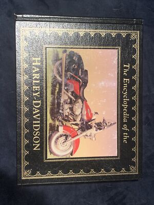 ENCYCLOPEDIA OF THE HARLEY-DAVIDSON Easton Press Leather Collector Edition-image