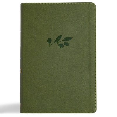 Csb Bibles by H CSB Giant Print Reference Bible, Dig (Leather Bound) (UK IMPORT)-image