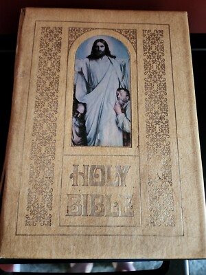 HOLY BIBLE New Clarified Reference Study Edition KJV Leather 1969-image