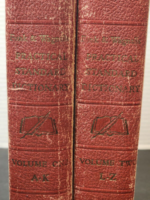 FUNK AND WAGNALLS PRACTICAL STANDARD DICTIONARY OF THE ENGLISH LANGUAGE SET 1945-image