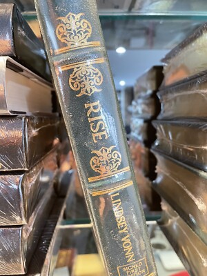 Easton Press Rise By Lindsey Vonn Leather Bound Signed Numbered  First Edition-image