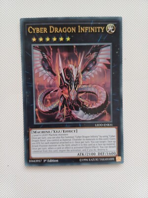 Cyber Dragon Infinity LEDD-ENB31 Ultra Rare Yugioh card 1st Edition Near Mint NM-image