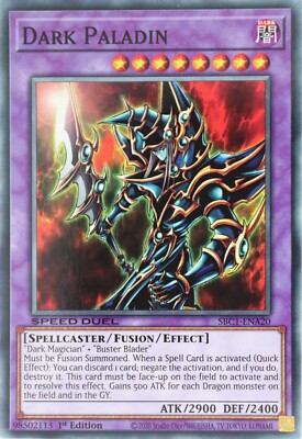 Yugioh Dark Paladin SBC1-ENA20 Common 1st Edition-image