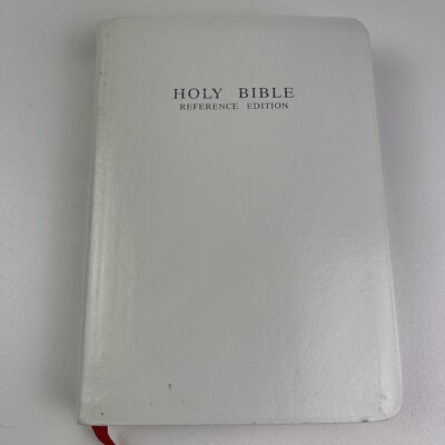 Nelson Holy Bible Reference White Bonded Leather 7.75x5.5”-image