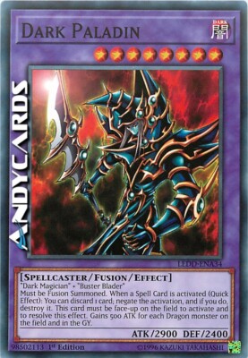 DARK PALADIN • (Dark Paladin) • Common • LEDD ENA34 • 1Ed • Yugioh! ANDYCARDS-image