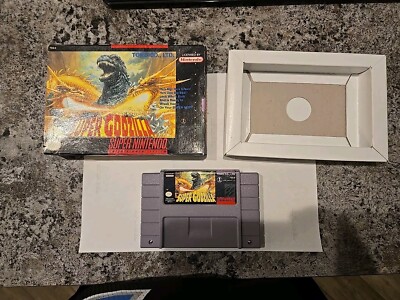 Super Godzilla  - SNES - Cartridge Only - Authentic - Tested And Working-image