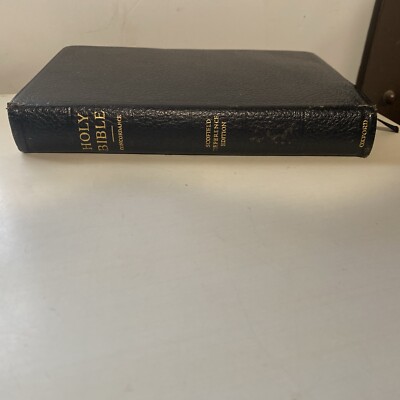 Holy Bible KJV 1945 Oxford Scofield Reference Edition Leather 178X T 660 VTG-image
