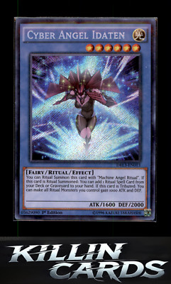 1st Edition Cyber Angel Idaten DRL3-EN013 Secret Rare Dragons of Legend: Unleash-image