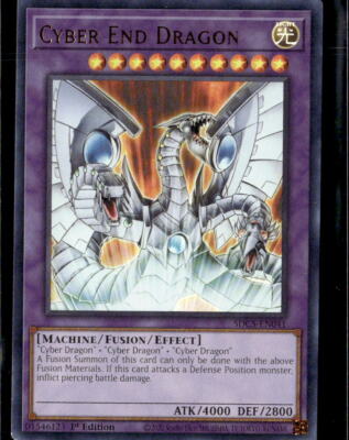 Yugioh Cyber End Dragon SDCS-EN041 Ultra Rare 1st Ed-image
