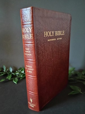 Holy Bible/ Reference Edition/ KJV/ Red Letter/Concordance: Nelson 1972 [485BR]-image