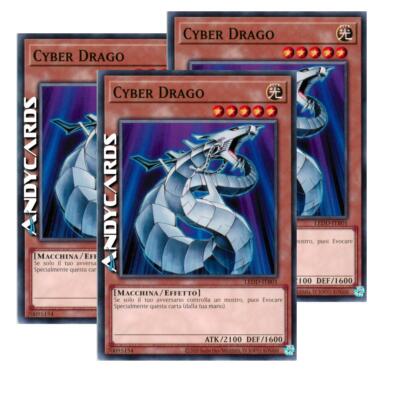 3x CYBER DRAGON • (Cyber Dragon) • Common • LEDD ITB01 • Unl • Yugioh! ANDYCARDS-image