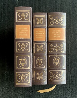 Oxford Companion to American, Classical, & English Literature ~ Easton Press-image