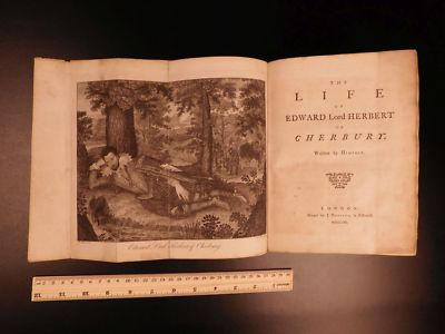 1770 Life of Edward Herbert Lord of Cherbury England Hunting Prince of Orange-image