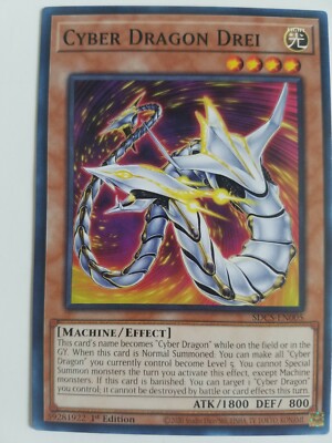 Yugioh Card: Cyber Dragon Drei _ SDCS - EN005-image