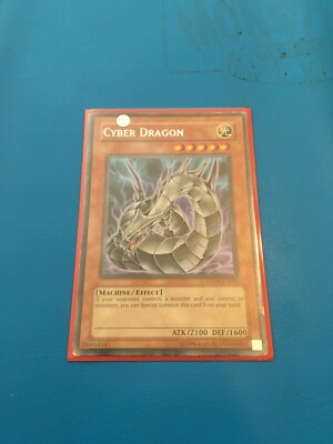 YUGIOH Rare Cyber Dragon DP04-EN001 Not Mint See Pics-image