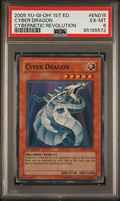 Yu-Gi-Oh! TCG Cyber Dragon Cybernetic Revolution Crv-En015 1st Edition PSA 6-image