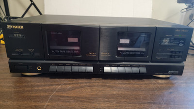 Fisher Studio Standard CR-W683 Stereo Double Cassette Deck-image