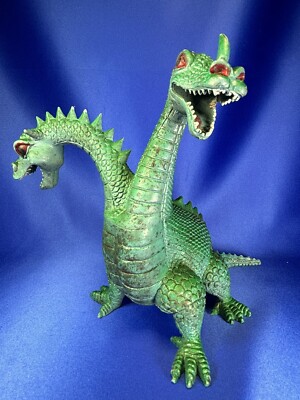 🐉 1983 Vintage Imperial Two Headed Dragon HONG KONG Galaxy Fighters Godzilla-image