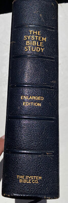The System Bible Study KJV Enlarged Edition Morocco Leather 1960-image