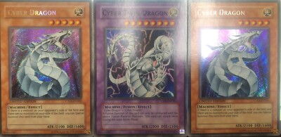 Yugioh Cyber Twin Dragon With Cyber Dragon Set - CRV-EN035 - Good Condition-image