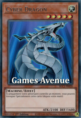 Yu-Gi-Oh! Cyber Dragon BLC1-FR020 (Silver Title/V.2) VF/ULTRA-image
