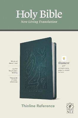 Tyndale House NLT Thinline Reference Bible, Filament Enabled Edi (Leather Bound)-image
