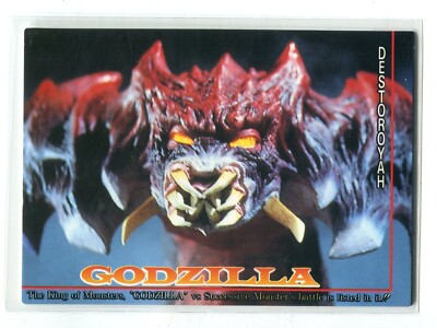 1995 Amada Godzilla King of the Monsters #96 Godzilla Newspaper 1995 Destoroyah-image