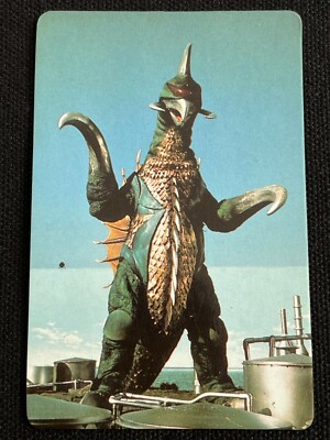 Godzilla Gigan Card 16 Meiji 1993 TOHO Movie Rare Japan-image