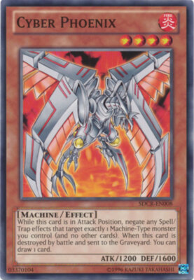 Cyber Phoenix - SDCR-EN008 - Common - Unlimited Edition x1 - Near Mint-image