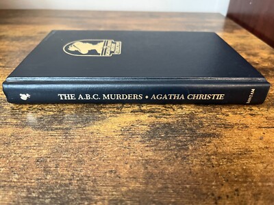 Agatha Christie Mystery Collection Black Leatherette Book THE A.B.C. MURDERS-image