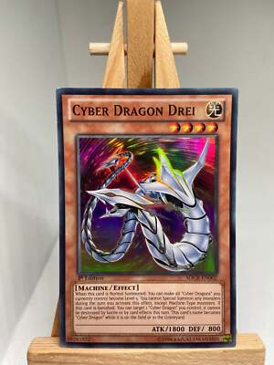 Cyber Dragon Drei - Super Rare 1st Edition SDCR-EN002 - LP - YuGiOh-image