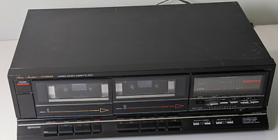 Vintage Studio Standard by Fisher Double Cassette Deck Stereo CR-W855-image