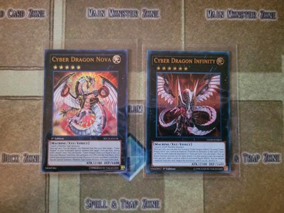 YUGIOH CYBER DRAGON INFINITY LEDD-ENB31 + CYBER DRAGON NOVA SDCR ULTRA 1ST NM-image