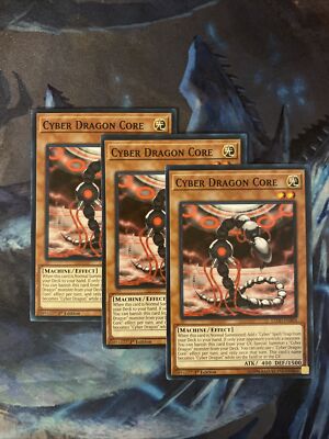 3x Cyber Dragon Core LEDD-ENB04 Yu-Gi-Oh! Light Play 1st Edition-image