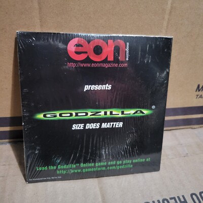 Godzilla 1998 EON Magazine CD-Rom Online Game Toho Taco Bell Sealed-image