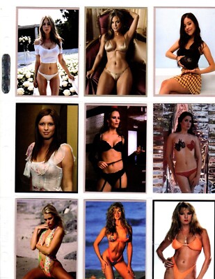 FEMALE SEX SYMBOLS   CUSTOM TRADING CARD 18 CARDS SERIES SIX SET-image