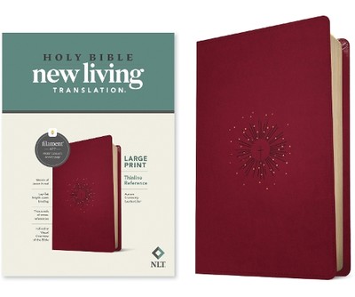 Tyndale NLT Large Print Thinline Reference Bible, Fi (Leather Bound) (UK IMPORT)-image